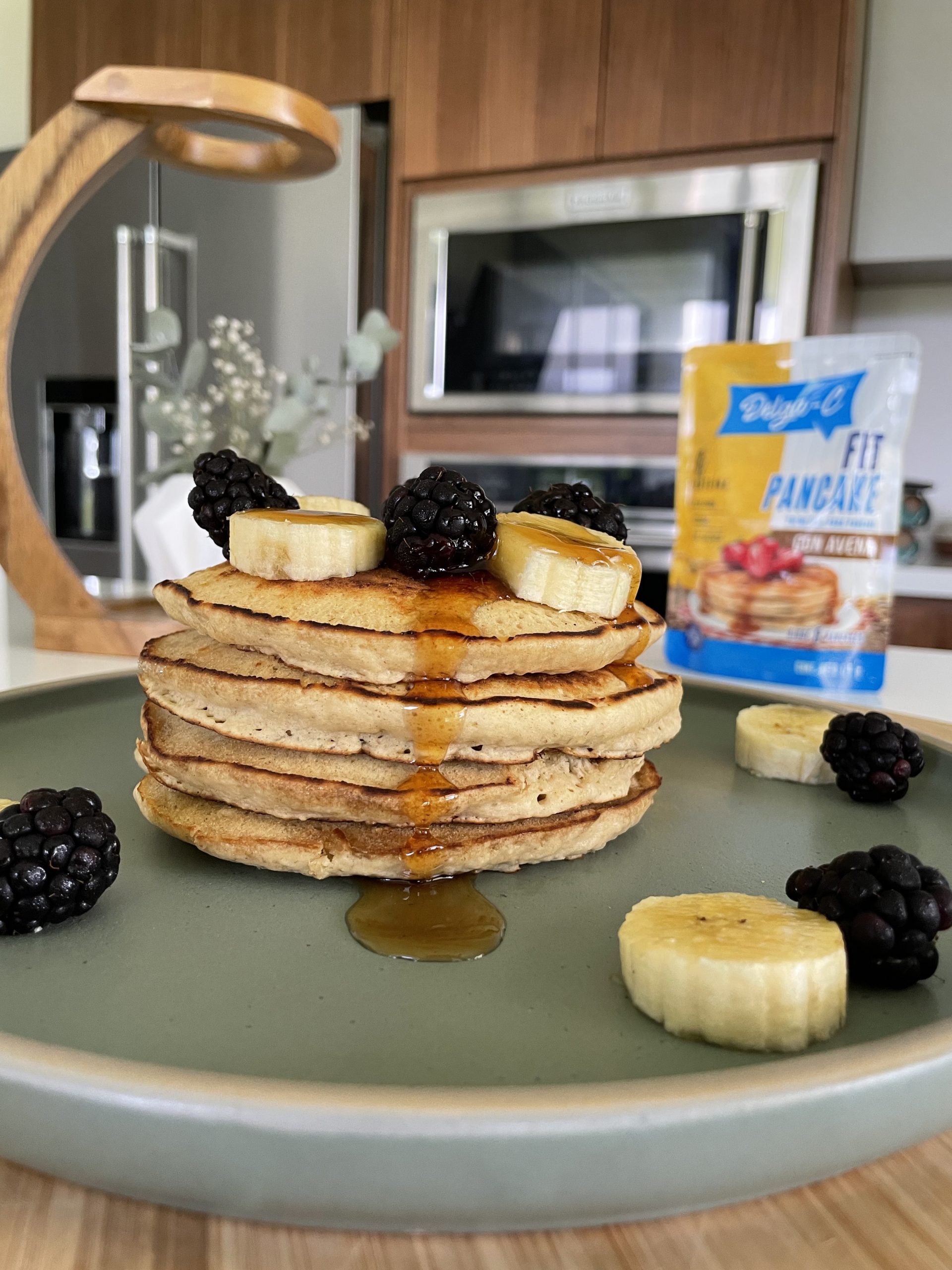 Pancake de avena, banano y vainilla DelgaC